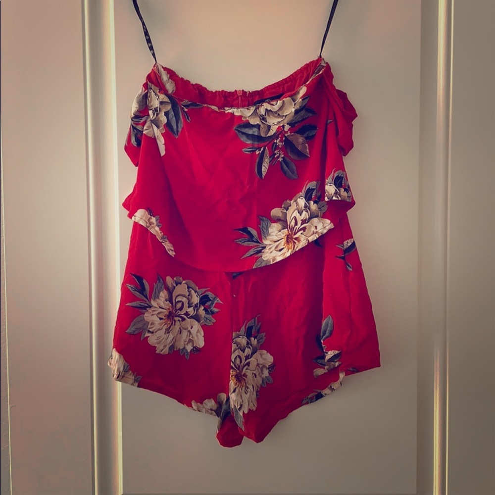 Red romper